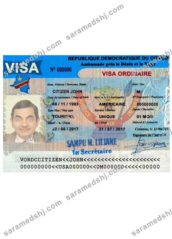 CONGO tourist visa
